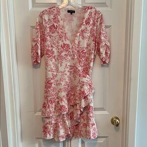 1. State Pink Floral Mini Dress